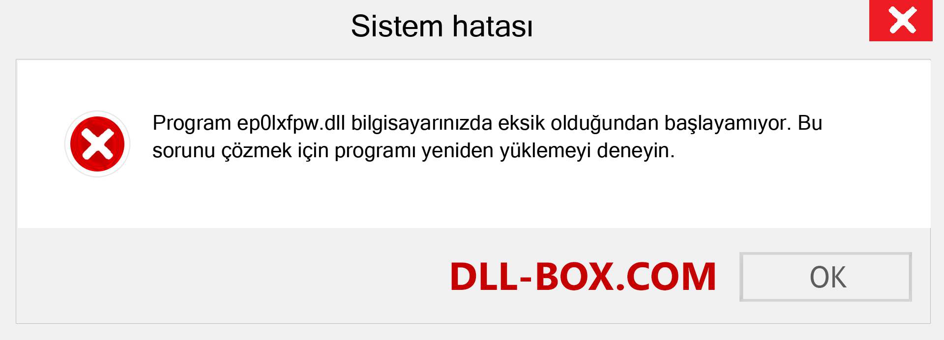 ep0lxfpw.dll dosyası eksik mi? Windows 7, 8, 10 için İndirin - Windows'ta ep0lxfpw dll Eksik Hatasını Düzeltin, fotoğraflar, resimler